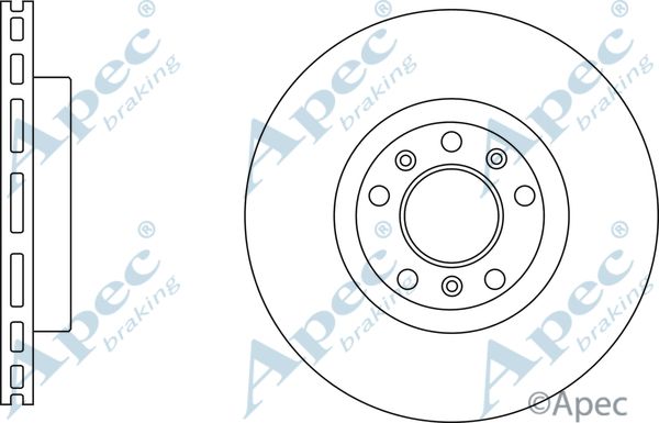 APEC BRAKING Jarrulevy DSK3130